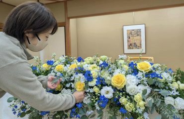 お祝いの装飾｜「ハーベスト　ガーデン」　（山口県萩市の花キューピット加盟店 花屋）のブログ