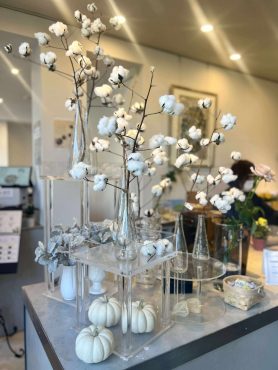 コットンフラワー人気です♪|「ハーベスト　ガーデン」　（山口県萩市の花屋）のブログ