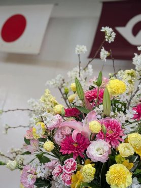 入学式　ステージフラワー|「ハーベスト　ガーデン」　（山口県萩市の花屋）のブログ